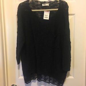 Abercrombie & Fitch black sweater NWT